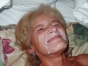 Matures Grannies Facials Collection