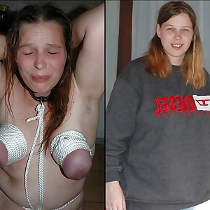 BDSM Mature + BBW tit and nipple torture 02